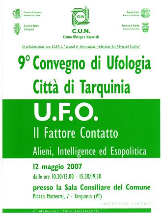 9° Convegno Ufo Tarquinia 2007