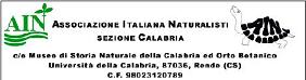 ASSOCIAZIONE ITALIANA NATURALISTI - SEZIONE CALABRIA
