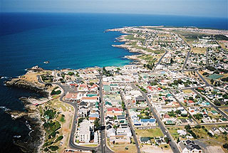 Arial view of Hermanus