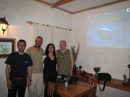 da sinistra - Primo Micarelli, Michael Rutzen, Sara Spinetti, Emilio Sperone.