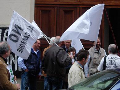 Roma 18 Marzo 2008 Ministero delle Attività Produttive - Manifestazione del Comitato Cittadini Liberi Tarquinia