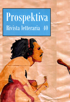 Copertina n.40 Rivista Letteraria Prospettiva