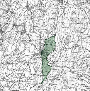 Mappa Riserva Naturaledi Tuscania